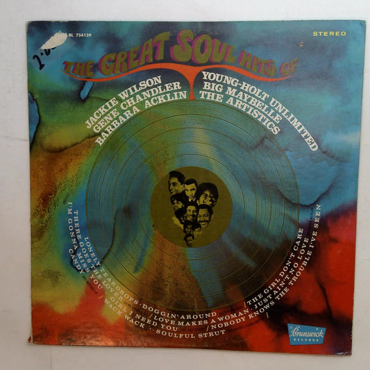 Various – The Great Soul Hits Of Jackie Wilson - Gene Chandler - Big Maybelle - Barbara Acklin - The Artistics - Young-Holt Unlimited LP