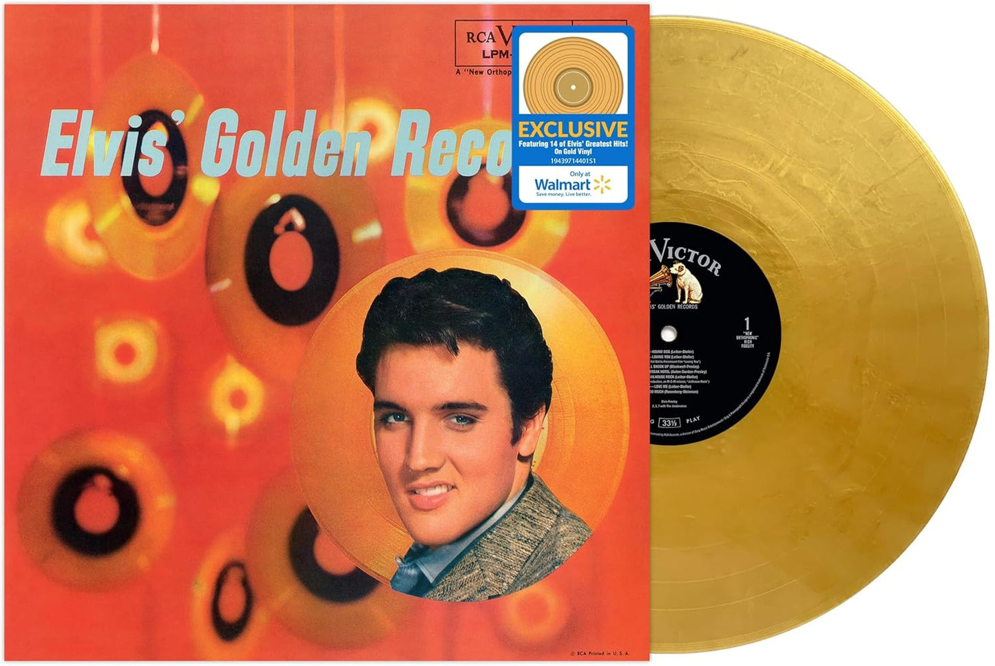 Elvis Presley - Elvis' Golden Record (Gold Vinyl) LP