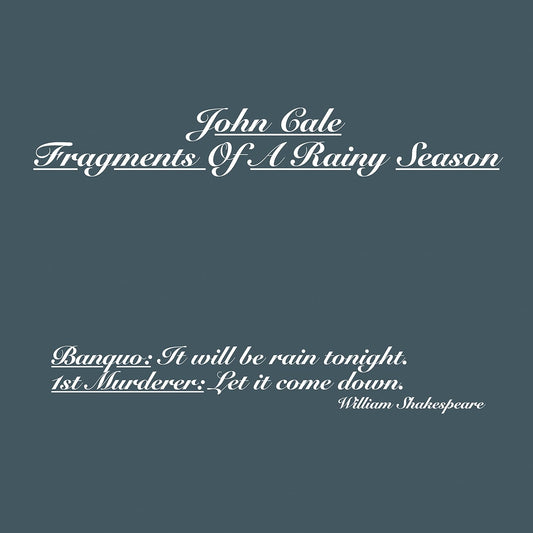 John Cale – Fragments Of A Rainy Season 180g 2LP
