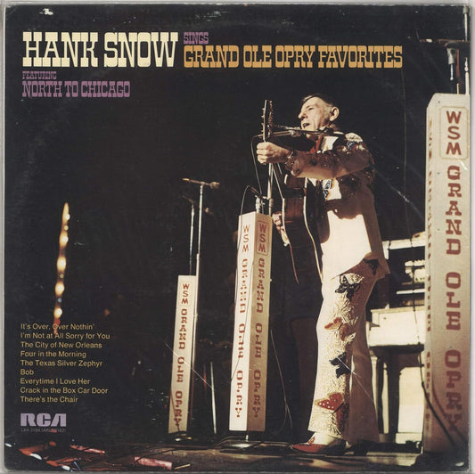 Hank Snow – Hank Snow Sings Grand Ole Opry Favorites LP