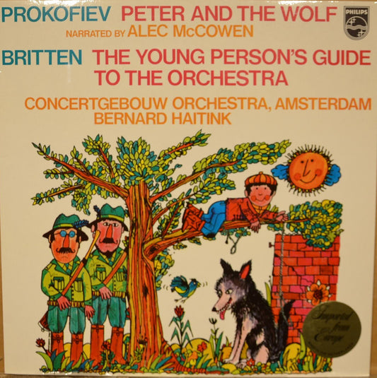 Serge Prokofiev/ Benjamin Britten - Peter and the Wolf; Op. 67 & The Young Person's Guide to the Orchestra Op. 34 LP