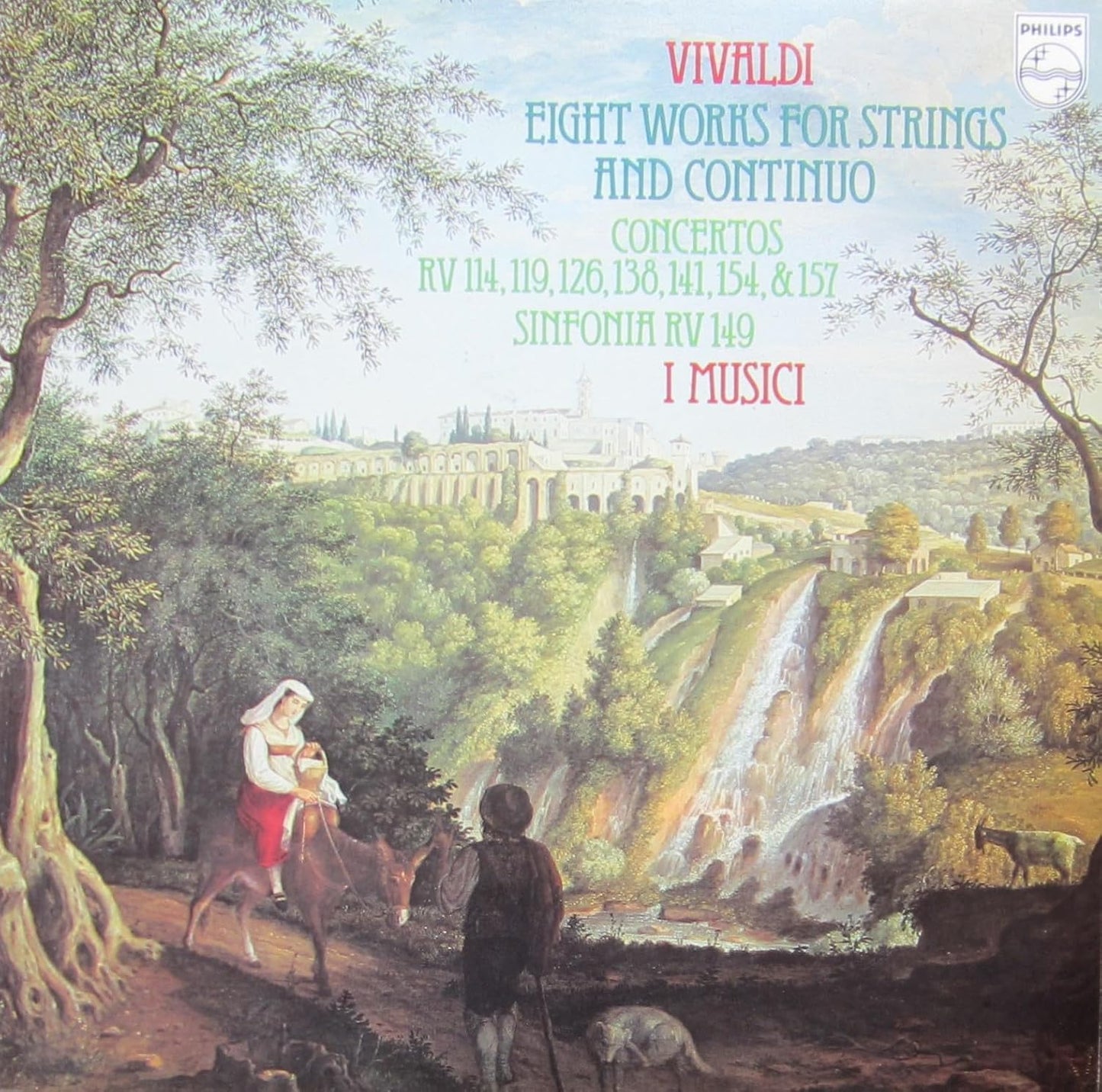 Vivaldi, I Musici – Eight Works For Strings And Continuo LP