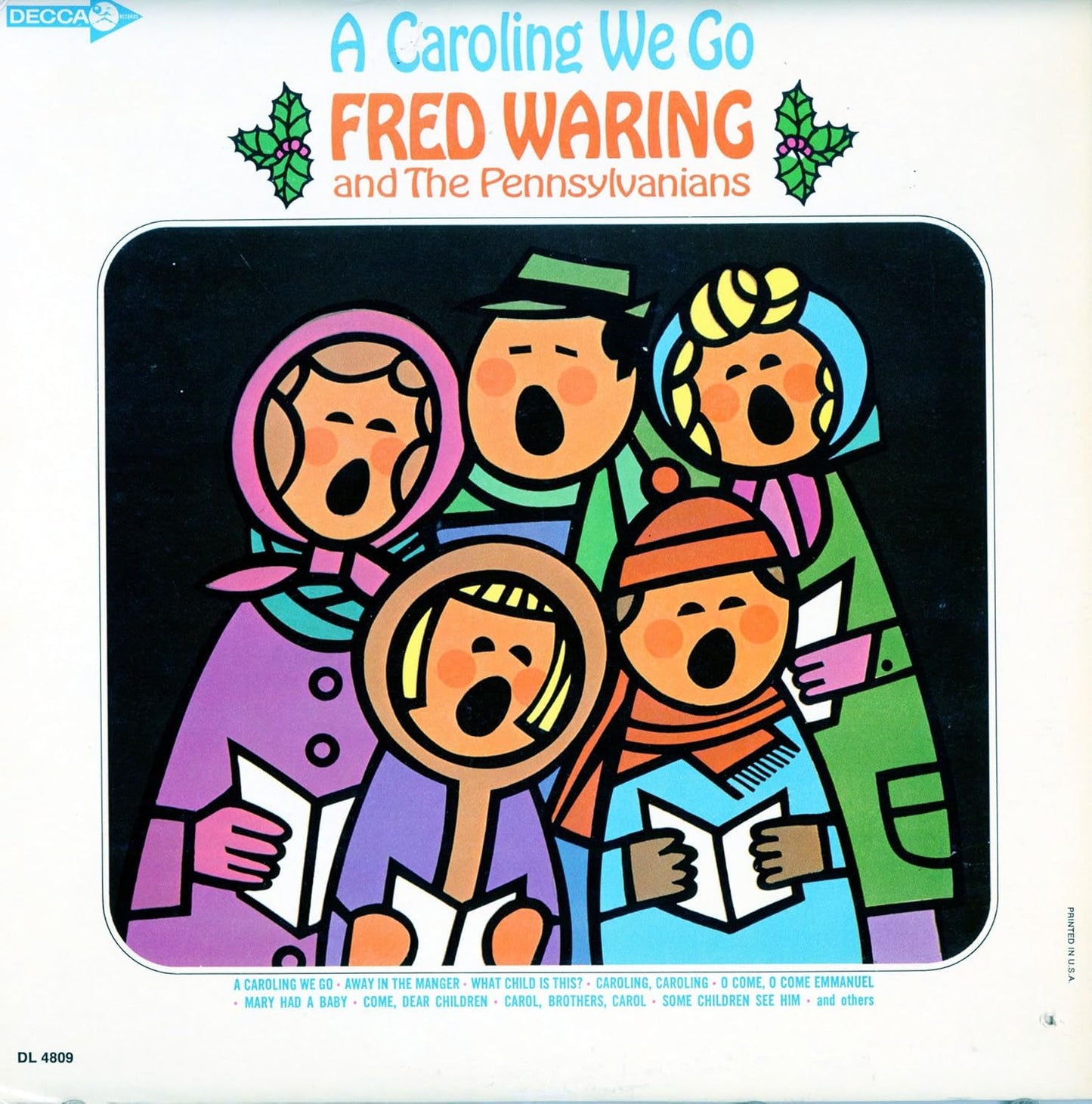 Fred Waring and the Pennsylvanians - A Caroling We Go LP