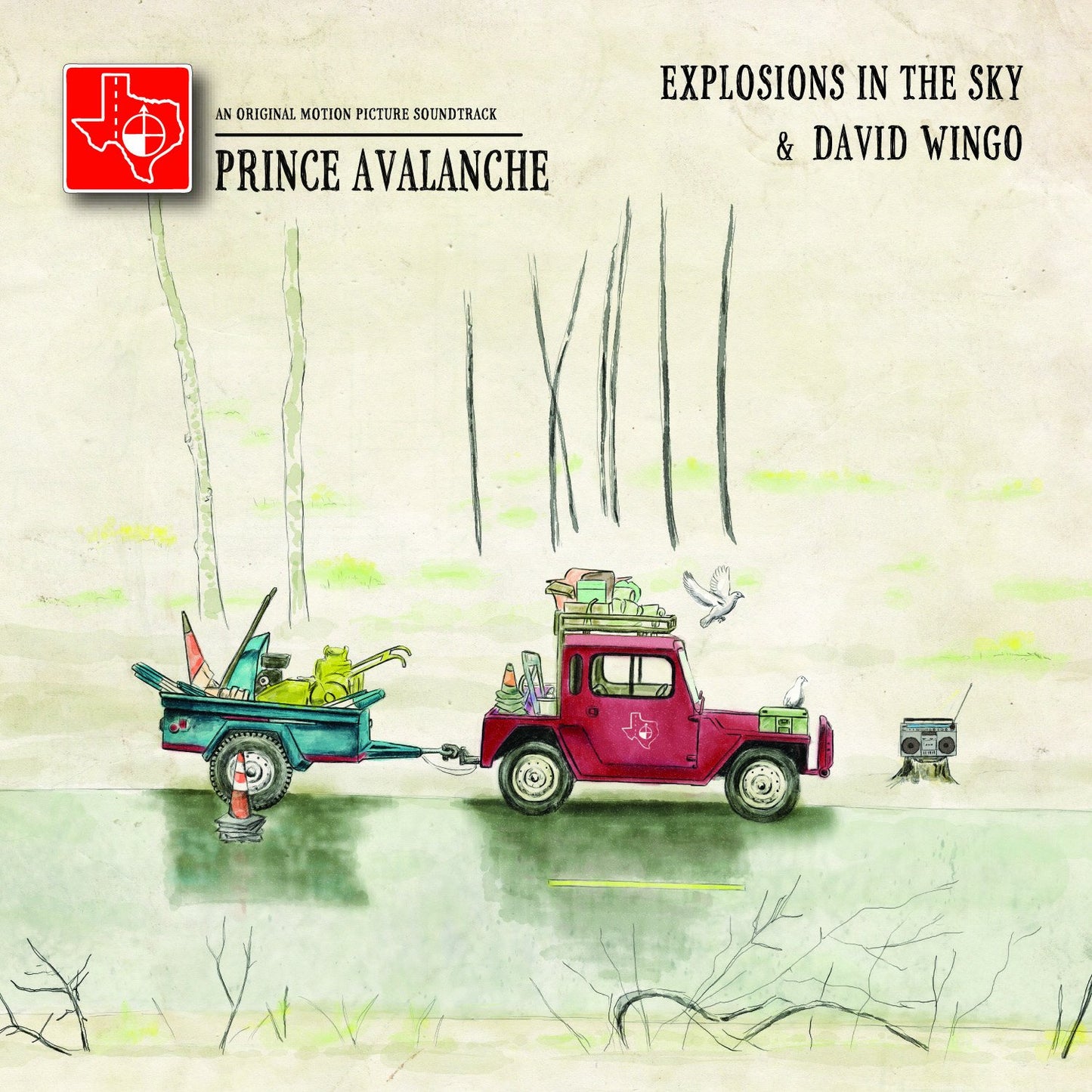 Explosions In The Sky, David Wingo ‎– Prince Avalanche: An Original Motion Picture Soundtrack LP