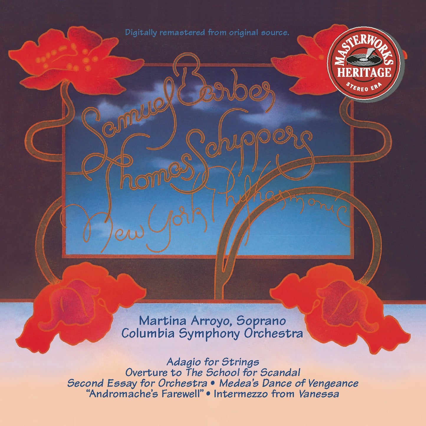 Columbia Symphony Orchestra, New York Philharmonic, Thomas Schippers - Barber: Adagio & Pièces diverses CD