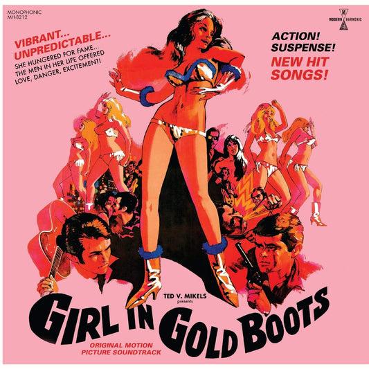 Various – Girl In Gold Boots ~ Original Motion Picture Soundtrack (Gold Translucent) LP + DVD