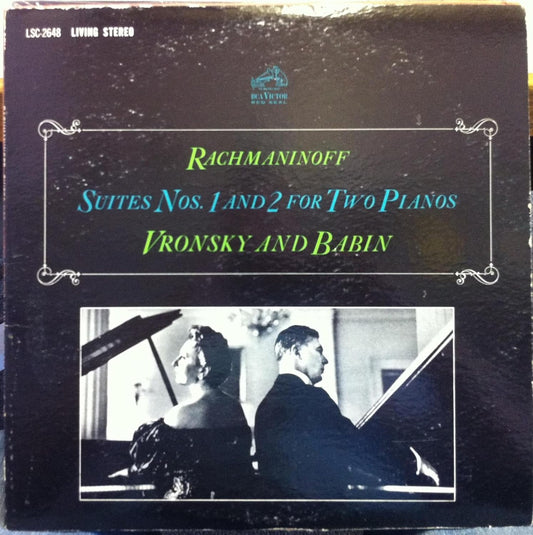 Rachmaninoff, Vronsky And Babin – Suites Nos. 1 And 2 For Two Pianos LP