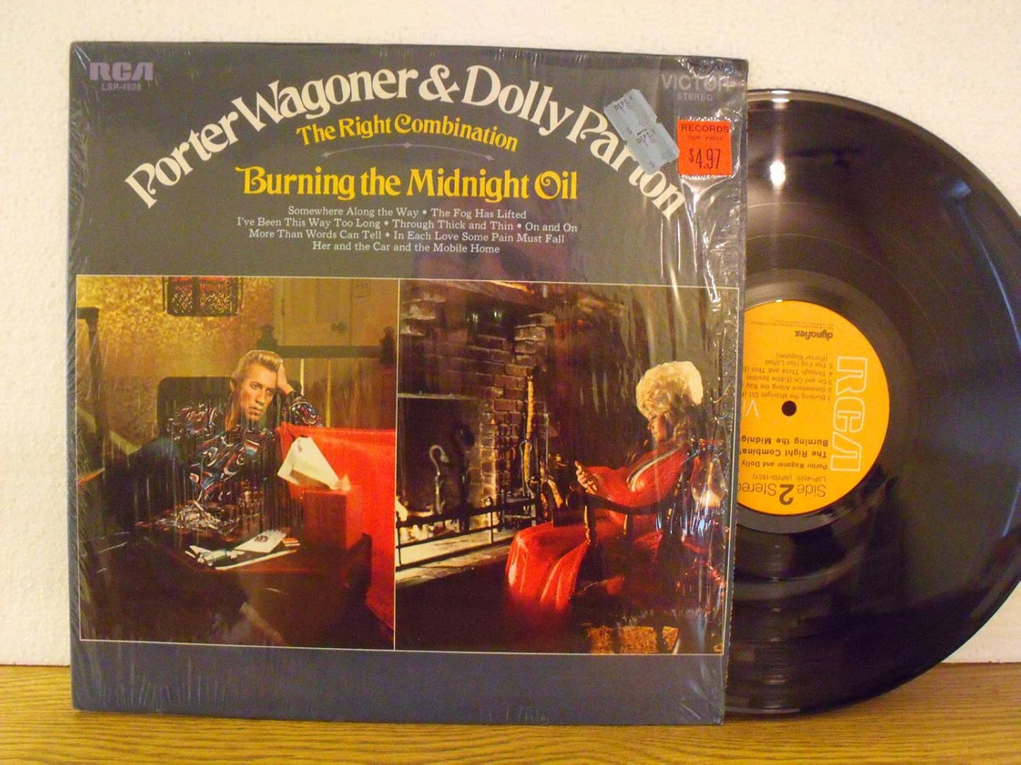 Porter Wagoner & Dolly Parton - Burning the Midnight Oil LP
