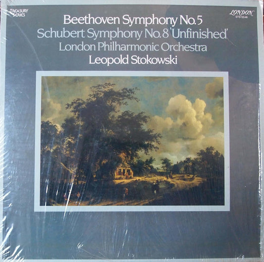 Beethoven, Schubert, Leopold Stokowski, London Philharmonic Orchestra – Symphony No. 5 / Symphony No. 8 'Unfinished' LP