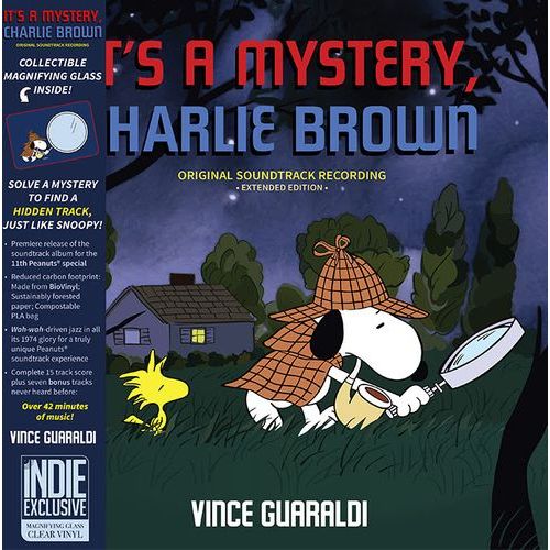 Pre-Order: Vince Guaraldi - It's a Mystery, Charlie Brown (magnifying glass, clear vinyl)