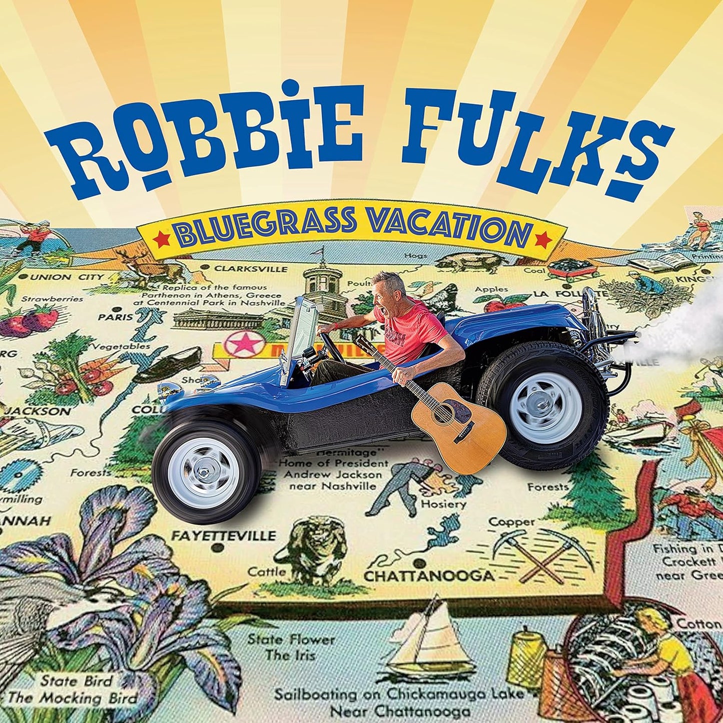 Robbie Fulks – Bluegrass Vacation (Blue) LP