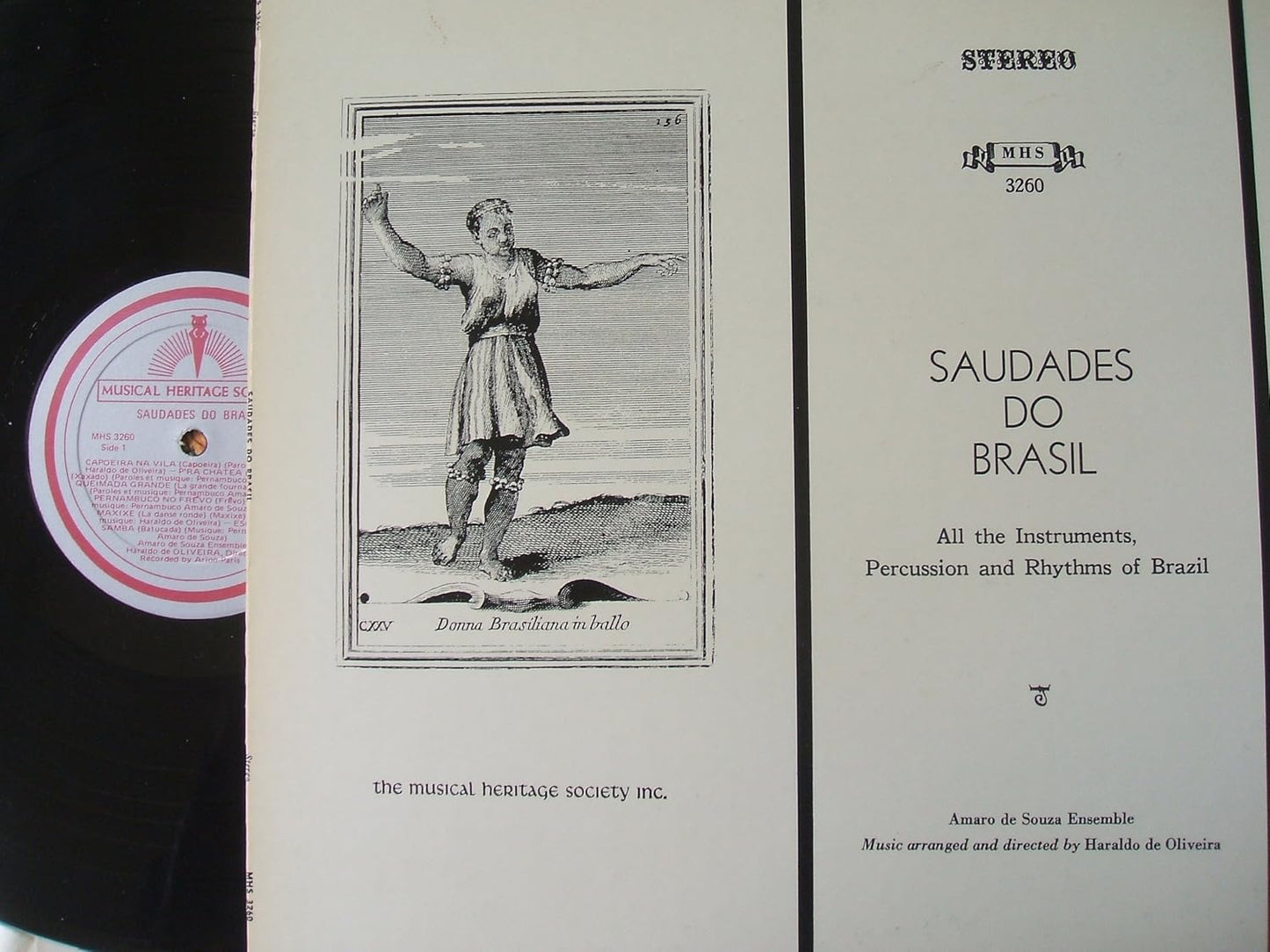 Armaro de Souza Ensemble - Saudades do Brasil LP