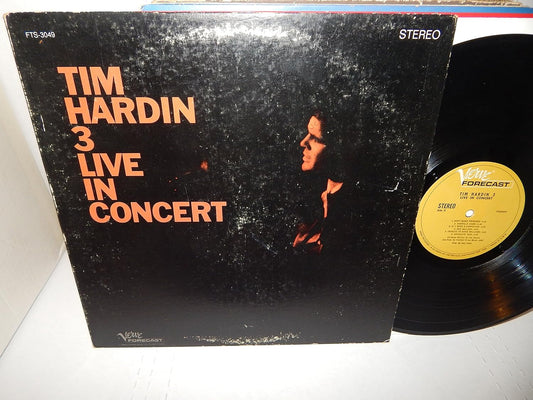 Tim Hardin - Tim Hardin 3 Live In Concert LP
