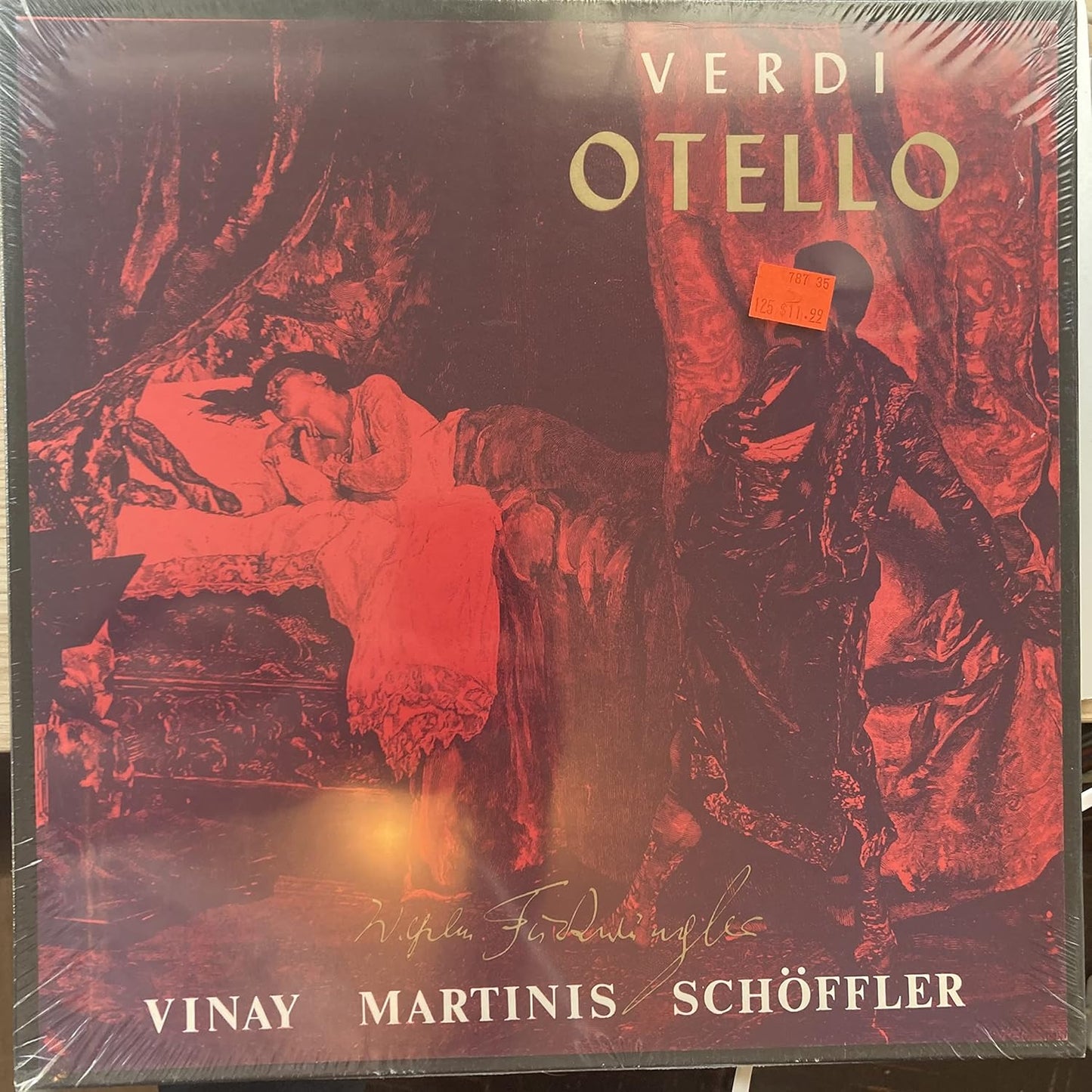 Verdi, Vinay, Martinis, Schöffler, Wilhelm Furtwängler – Otello 3LP Boxset