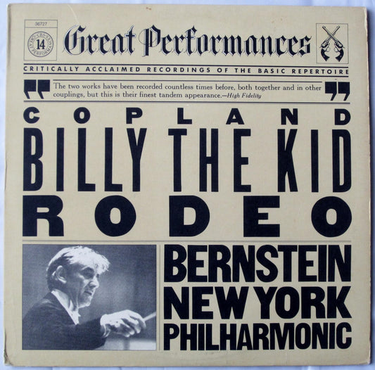 Copland, Bernstein, New York Philharmonic – Billy The Kid / Rodeo LP