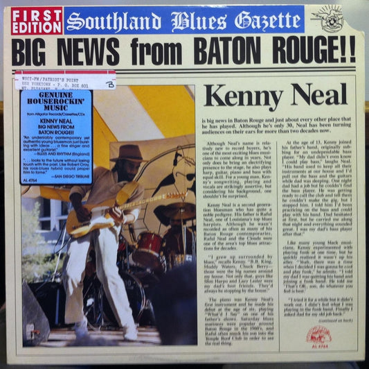 Kenny Neal – Big News From Baton Rouge!! LP