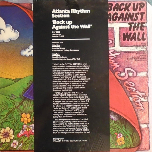 Atlanta Rhythm Section ‎– Back Up Against The Wall LP