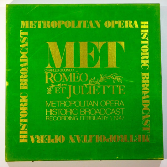 Charles Gounod, Emil Cooper, Bidú Sayão, Jussi Björling, Thomas Hayward, The New York Metropolitan Opera – Romeo And Juliet 3LP Boxset