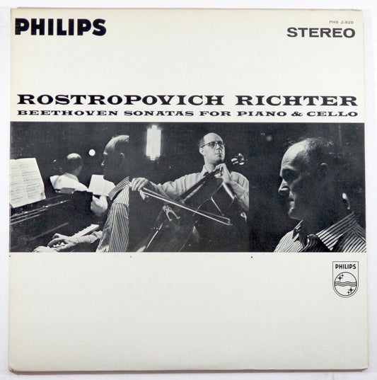 Rostropovich, Richter, Beethoven – Sonatas For Piano & Cello 2LP