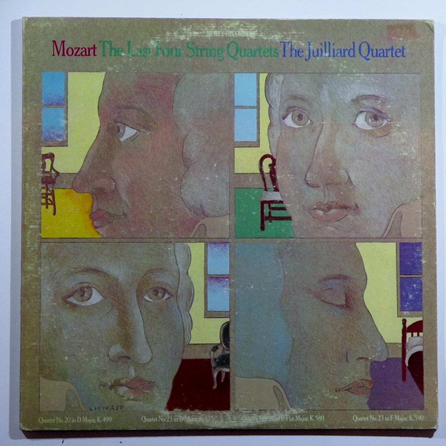 Mozart - The Juilliard Quartet – The Last Four String Quartets 2LP