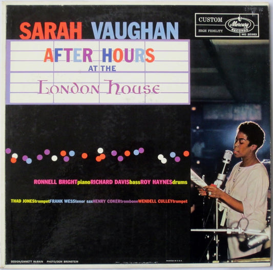 Sarah Vaughan - After Hours At The London House LP
