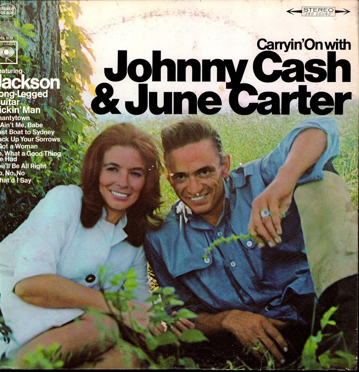 Johnny Cash, June Carter – Carryin' On With Johnny Cash & June Carter LP