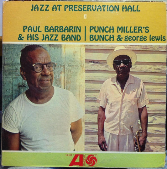 Paul Barbarin & His Jazz Band - Jazz At Preservation Hall 3 LP