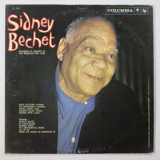 Sidney Bechet – Recorded In Concert At The Brussels Fair, 1958 LP