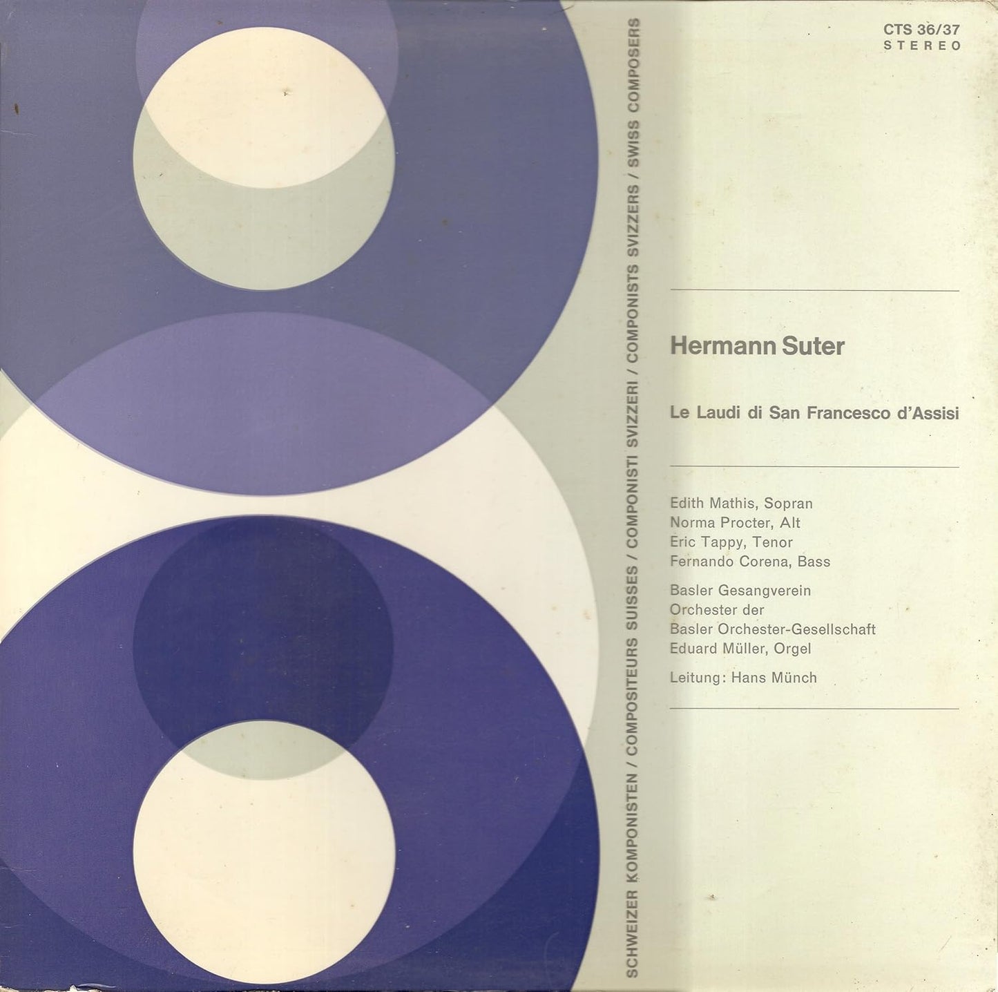 Hermann Suter – Le Laudi Di San Francesco D'Assisi 2LP