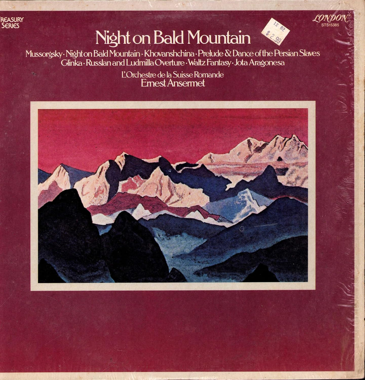 Mussorgsky, Glinka, L'Orchestre De La Suisse Romande, Ernest Ansermet – Night On Bald Mountain LP