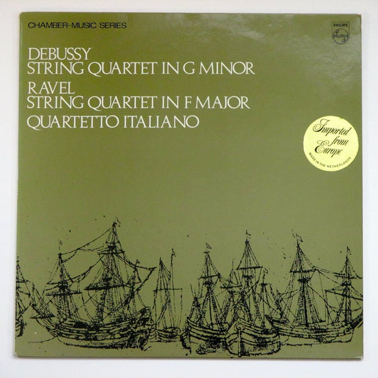 Debussy, Ravel / Quartetto Italiano - String Quartet in G Minor / String Quartet in F Major LP