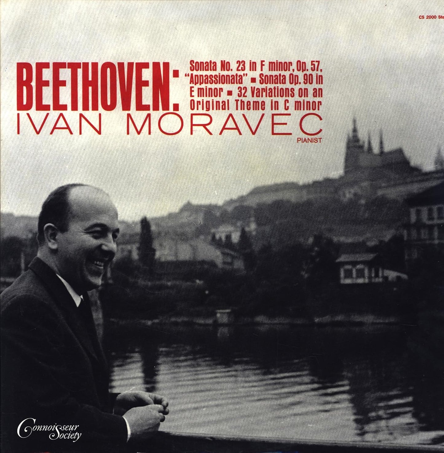 Beethoven, Ivan Moravec – Sonata No. 23 In F Minor, Op. 57, "Appassionata" / Sonata Op. 90 In E Minor / 32 Variations On An Original Theme LP