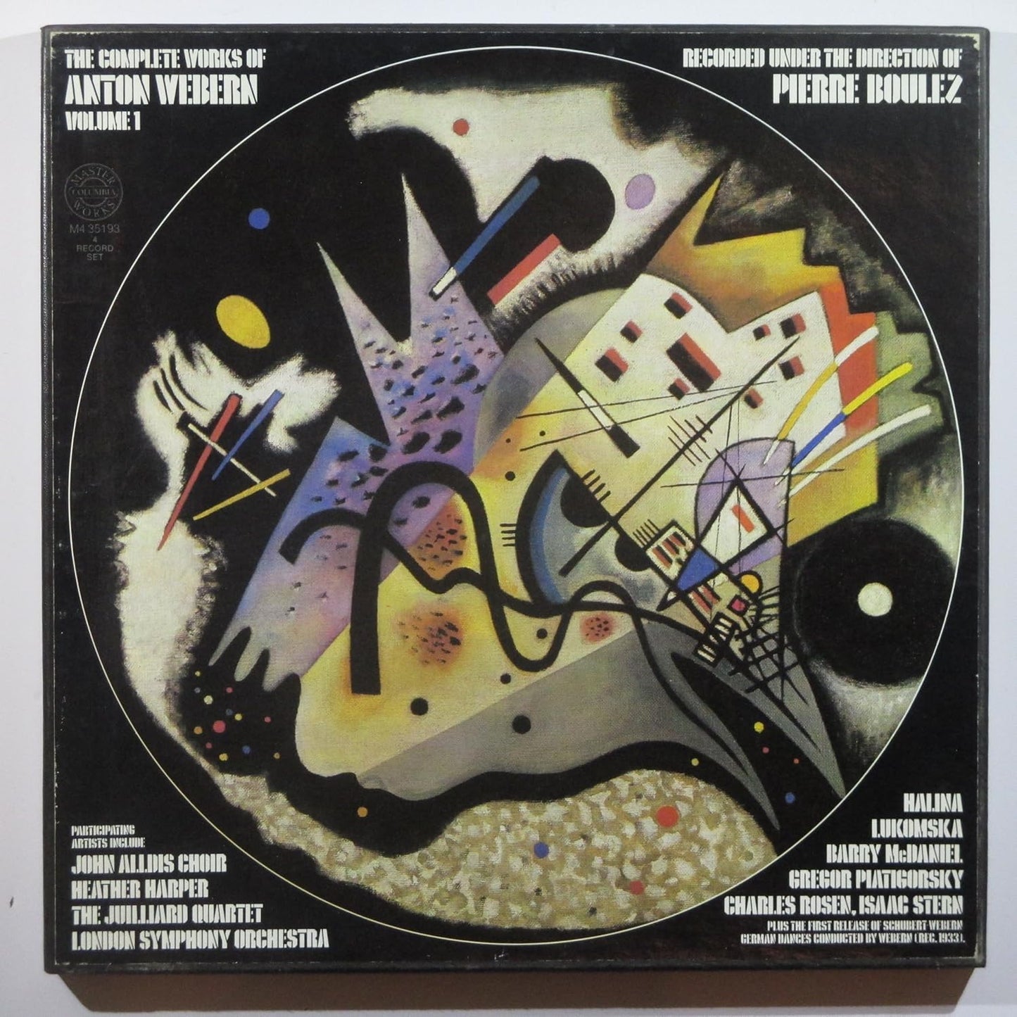Anton Webern / Pierre Boulez - The Complete Works Volume 1 (4LP)
