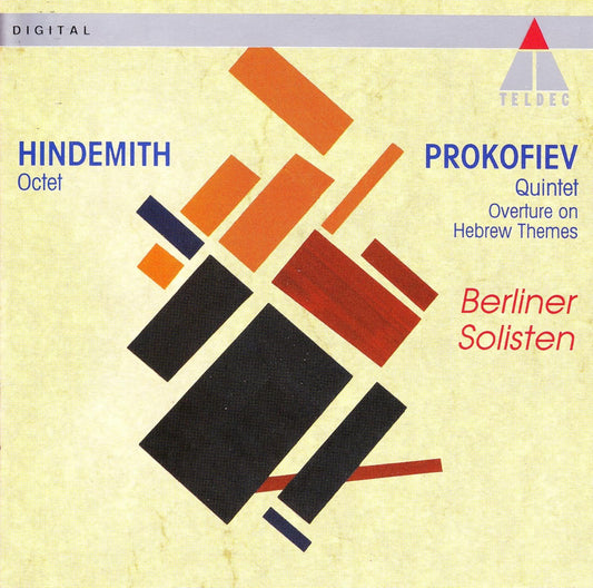 Prokofiev / Hindemith - Berliner Solisten, Elena Bashkirova – Quintet In G Minor / Overture On Hebrew Themes / Octet CD