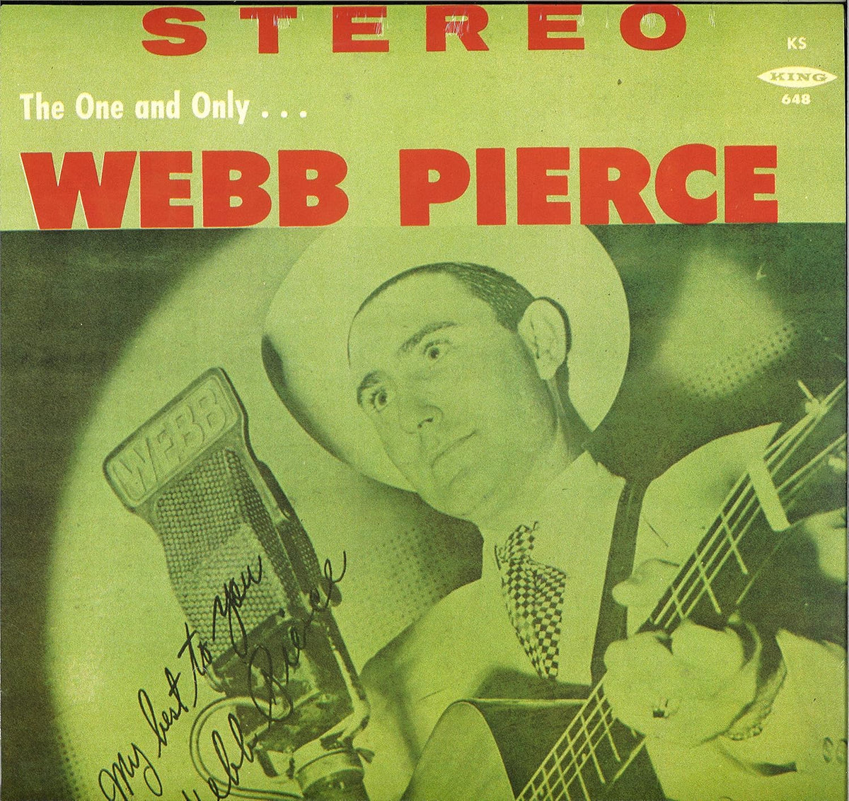 Webb Pierce – The One And Only Webb Pierce (Stereo) LP