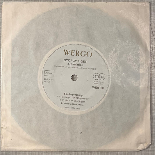 György Ligeti – Artikulation 7"