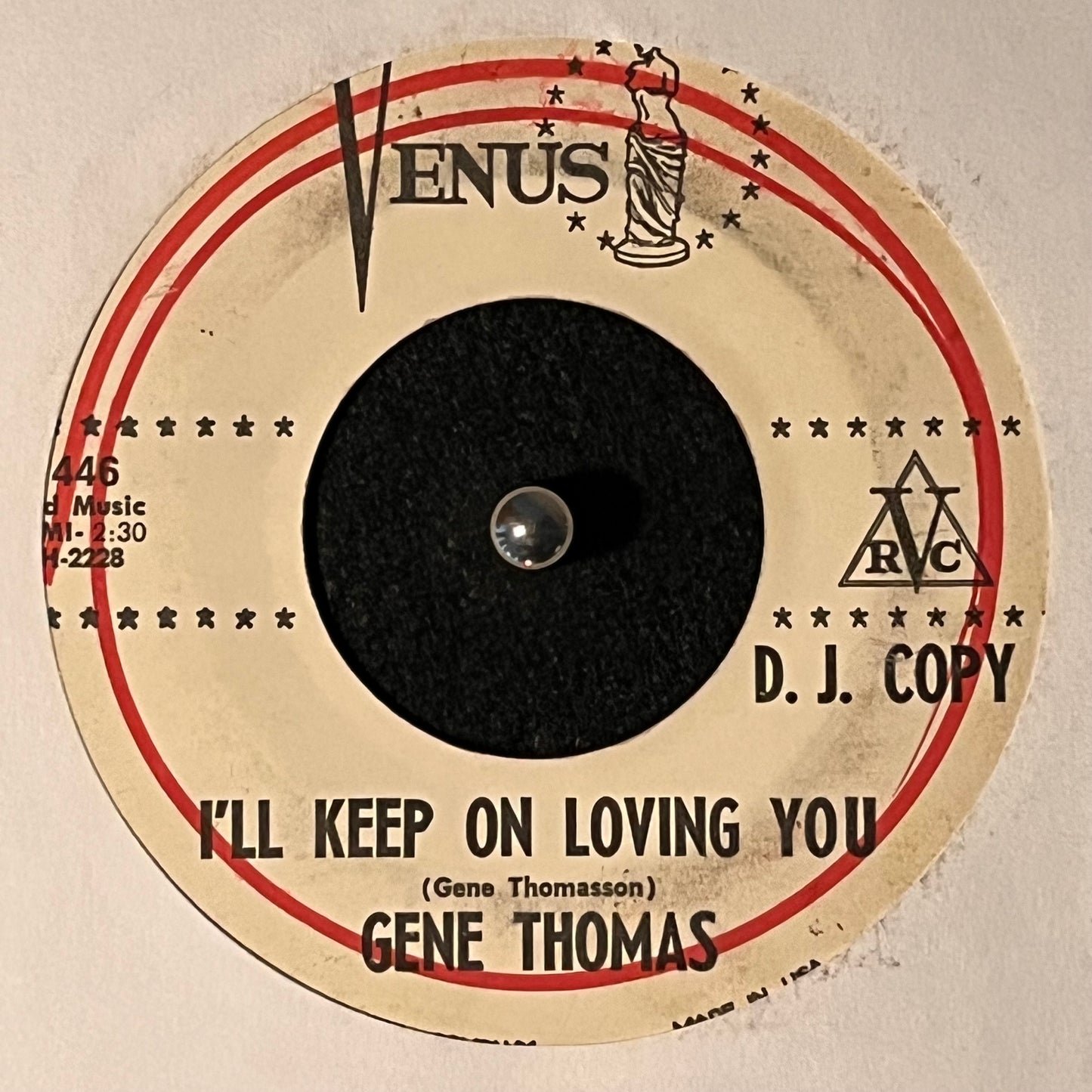 Gene Thomas - I'll Keep On Loving You / Try Me 7"