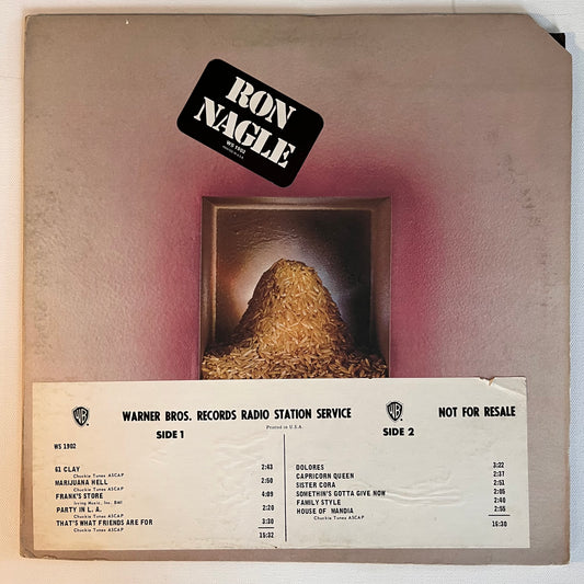Ron Nagle - Self-Titled (Promo) LP