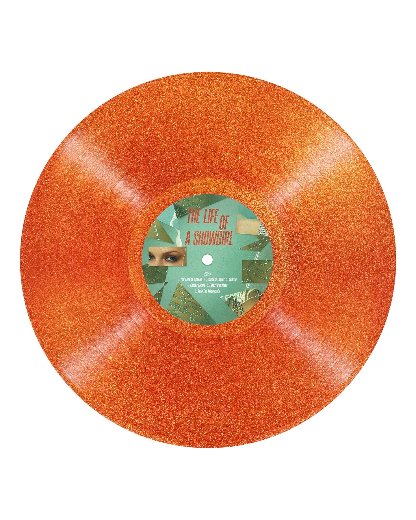 Taylor Swift - The Life Of A Showgirl (Sweat and Vanilla Perfume Portofino Orange Glitter Vinyl