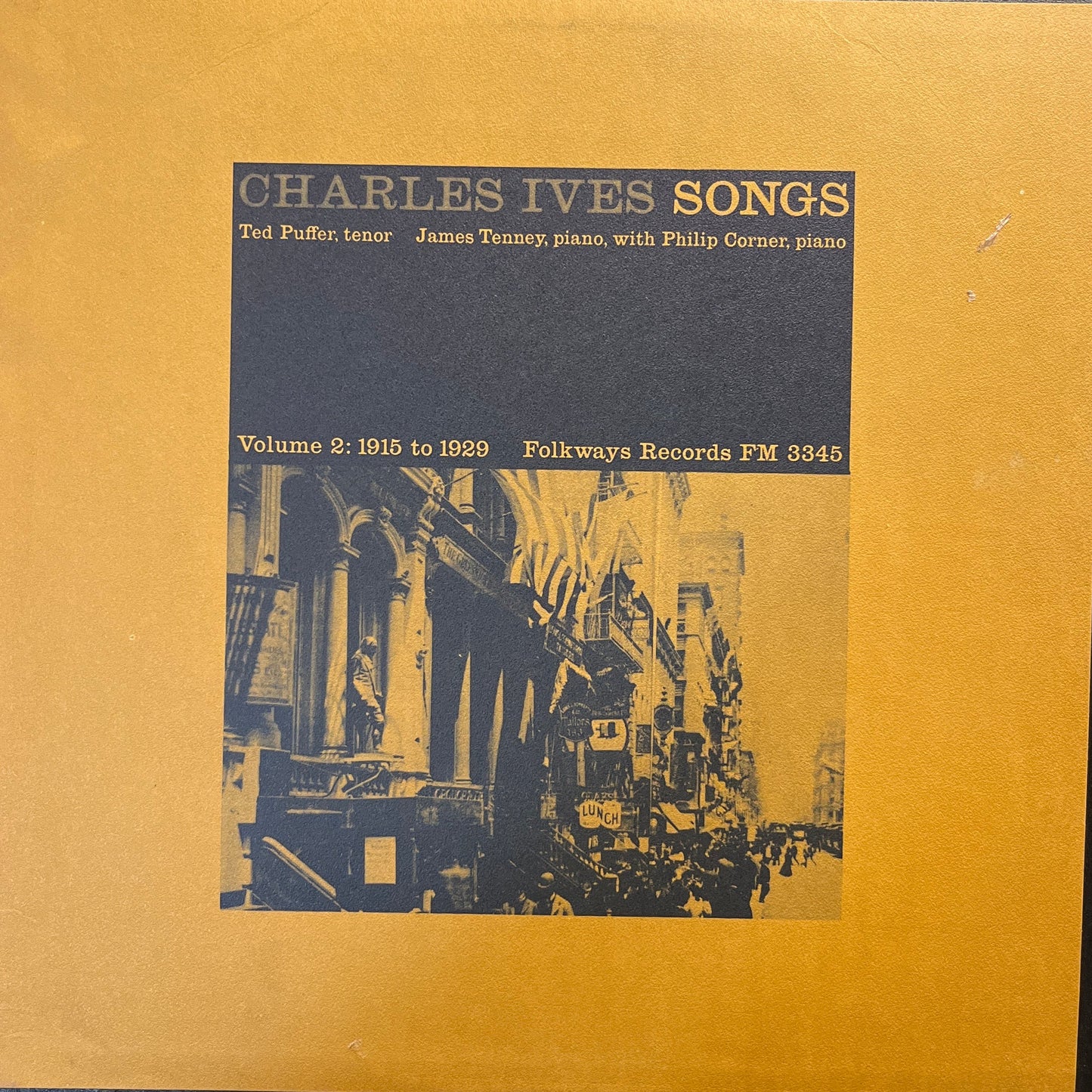 Charles Ives - Songs Volume 2: 1915 to 1929 LP