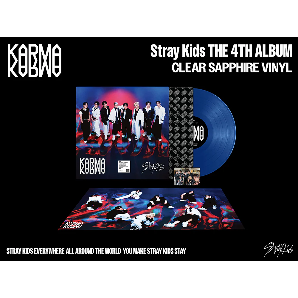 Karma - Stray Kids - Clear Sapphire Vinyl