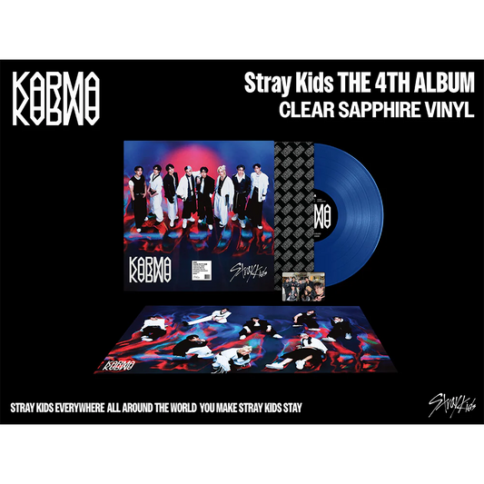 Karma - Stray Kids - Clear Sapphire Vinyl