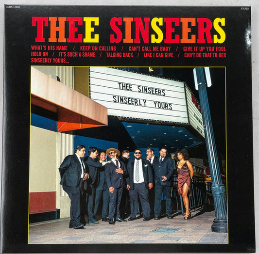 Thee Sinseers - Sinseerly Yours (Opaque Yellow vinyl)
