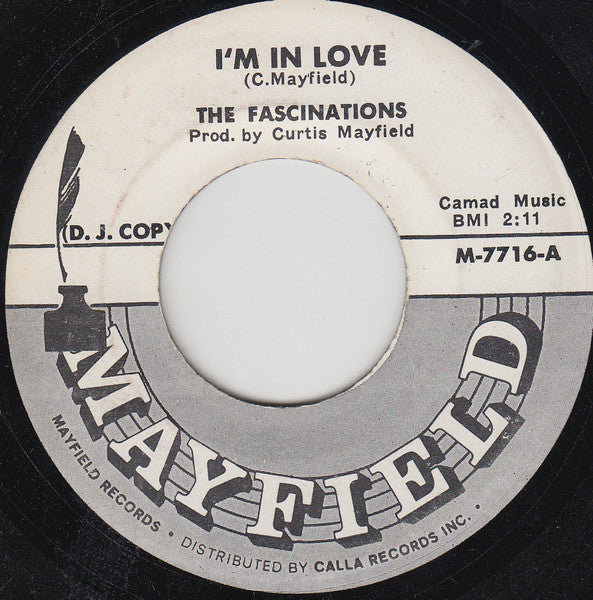 The Fascinations - I'm In Love / I Can't Stay Away From You 7"