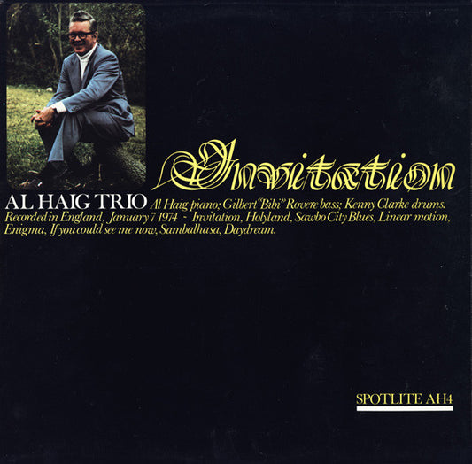 Al Haig Trio - Invitation LP