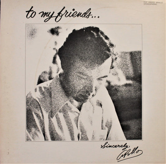 Apollo Naff - To My Friends LP