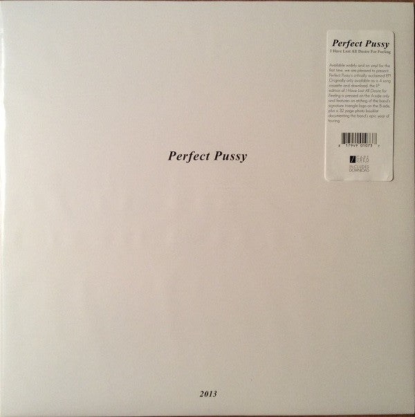 Perfect Pussy - I Have Lost All Desire For Feeling