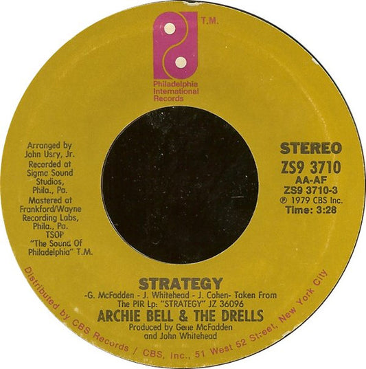 Archie Bell & The Drells - Strategy / We Got 'Em Dancin' 7"