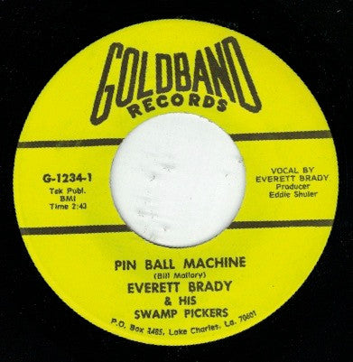 Everett Brady & His Swamp Pickers – Pin Ball Machine / Detour 7"