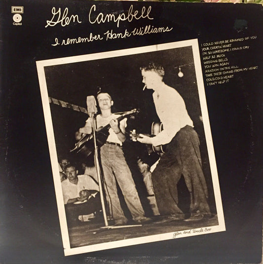 Glen Campbell - I Remember Hank Williams LP